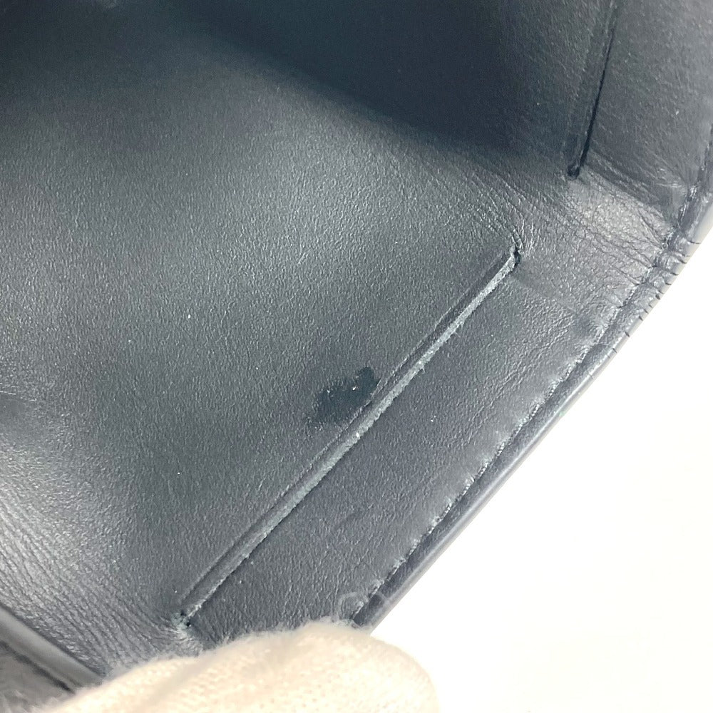 LOUIS VUITTON M67631 Monogram shadow Discovery Compact wallet Trifold wallet Monogram shadow leather Noir Black Used