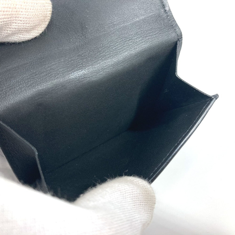 LOUIS VUITTON M67631 Monogram shadow Discovery Compact wallet Trifold wallet Monogram shadow leather Noir Black Used