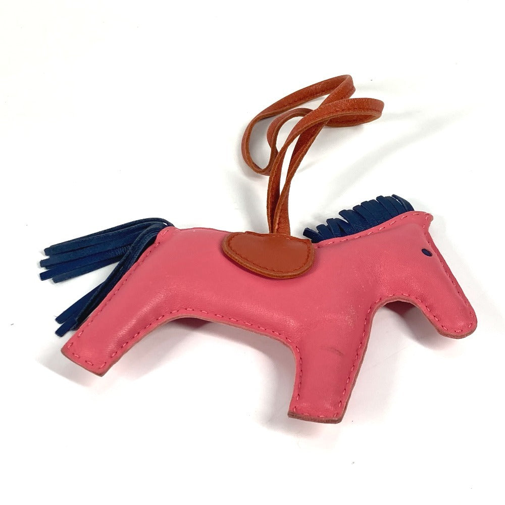 HERMES horse cheval Rodeo MM Rodeo MM Bag Charm charm Anyo Miro pink/blue Used