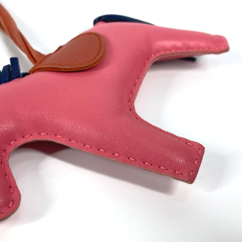 HERMES horse cheval Rodeo MM Rodeo MM Bag Charm charm Anyo Miro pink/blue Used