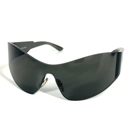 BALENCIAGA BB0257S ロゴ MONO CAT 2.0 めがね メガネ アイウェア 眼鏡 サングラス プラスチック ユニセックス ブラック - brandshop-reference