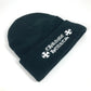 CHROME HEARTS Bicolor WATCH CAP beanie hat knit hat knit cap Knit hat acrylic Black/White Used