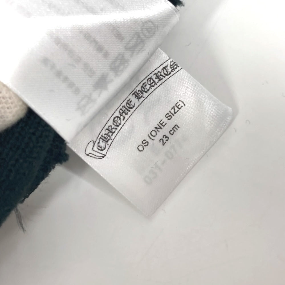 CHROME HEARTS Bicolor WATCH CAP beanie hat knit hat knit cap Knit hat acrylic Black/White Used