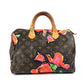LOUIS VUITTON M48610 Monogram Rose Speedy30 Bag Mini Duffle Bag Hand Bag MonogramCanvas Brown/pink Used