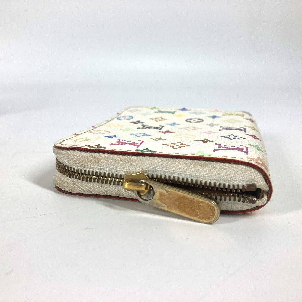 LOUIS VUITTON M93739 モノグラムマルチカラー ジッピーコインパース 財布 小銭入れ ラウンドファスナー コインケース モノグラムマルチカラーキャンバス レディース ブロン ホワイト