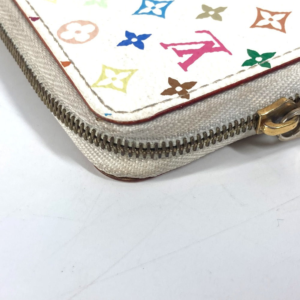 LOUIS VUITTON M93739 モノグラムマルチカラー ジッピーコインパース 財布 小銭入れ ラウンドファスナー コインケース モノグラムマルチカラーキャンバス レディース ブロン ホワイト - brandshop-reference