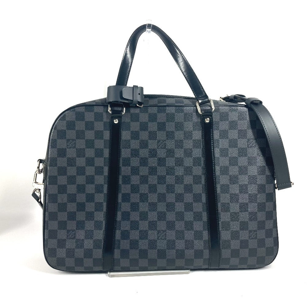 LOUIS VUITTON N48118 ダミエグラフィット ヨーン カバン 2WAY ショルダーバッグ 肩掛け 斜め掛け ビジネスバッグ ダミエグラフィットキャンバス ユニセックス ブラック - brandshop-reference