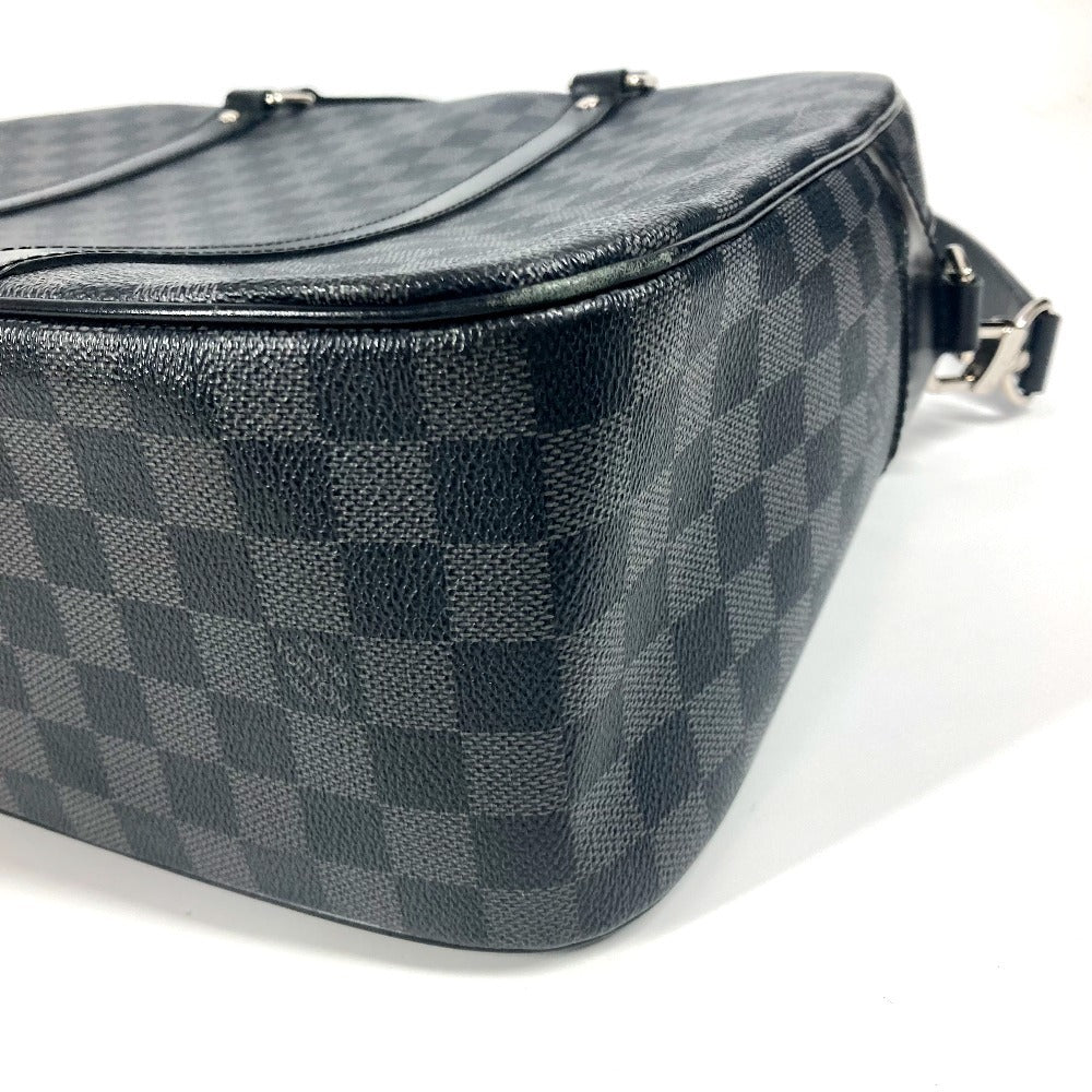 LOUIS VUITTON N48118 ダミエグラフィット ヨーン カバン 2WAY ショルダーバッグ 肩掛け 斜め掛け ビジネスバッグ ダミエグラフィットキャンバス ユニセックス ブラック - brandshop-reference