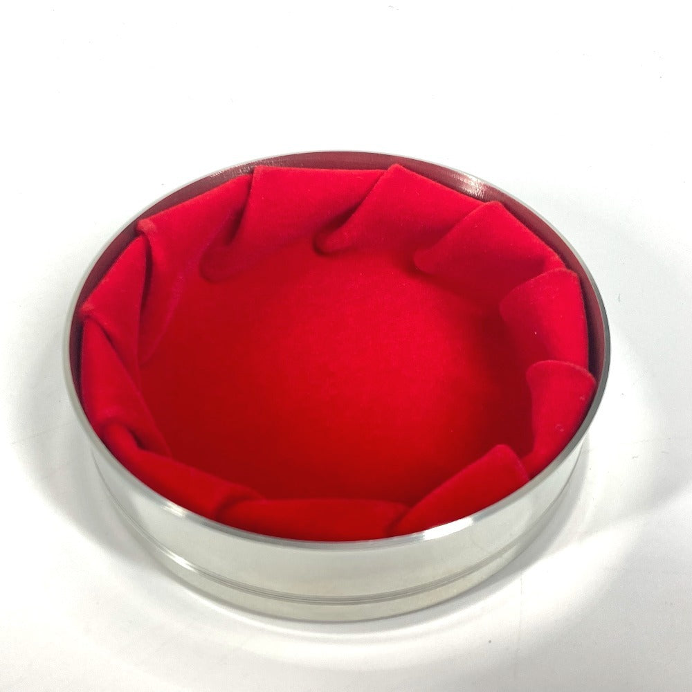 TIFFANY&Co. ロゴ ラウンド ポーチ インテリア マルチケース 小物入れ 金属 レディース シルバー - brandshop-reference