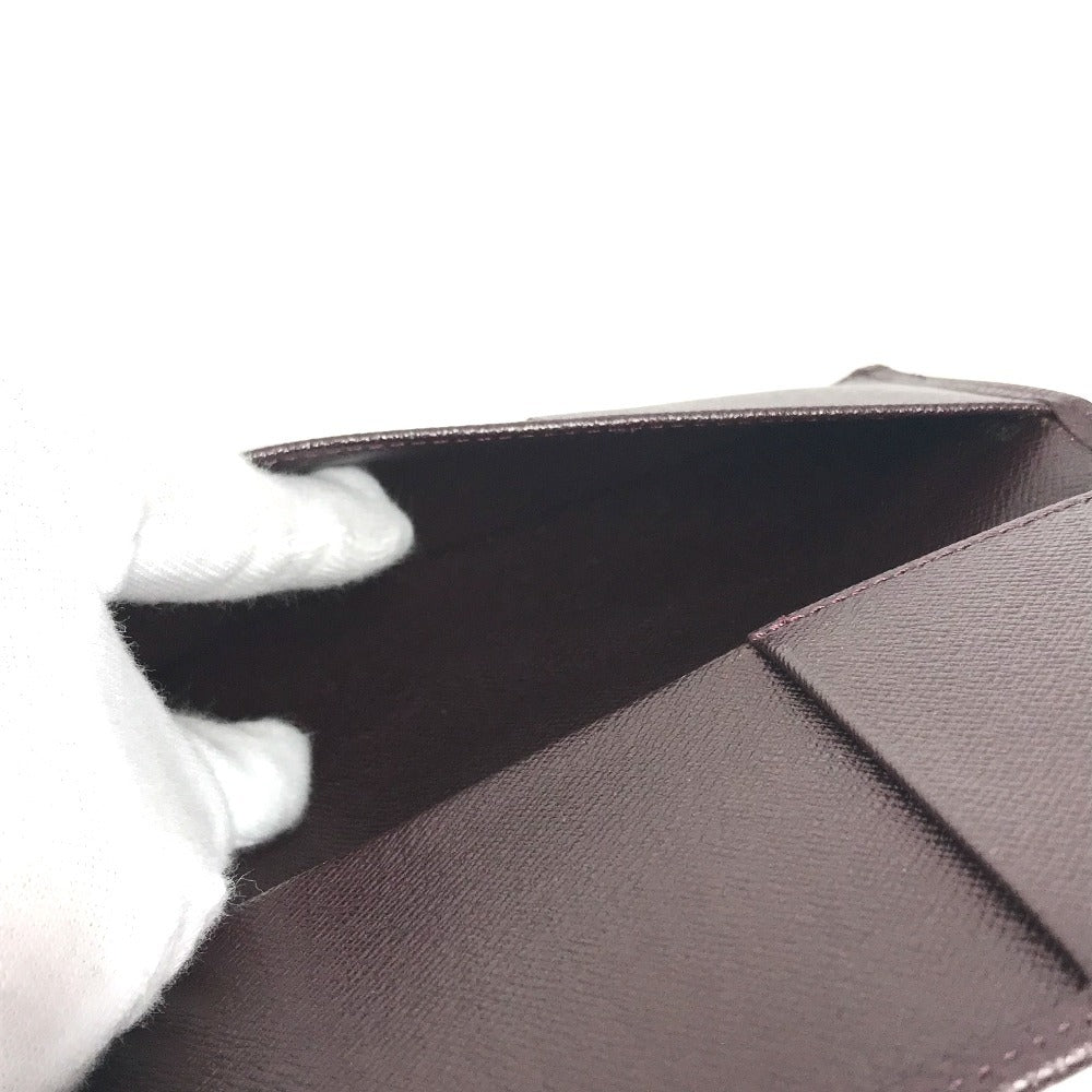 LOUIS VUITTON M30396 タイガ ポルト・バルール・カルト・クレディ 2つ折り 長札入れ 長財布 タイガレザー レディース アカジュ パープル - brandshop-reference