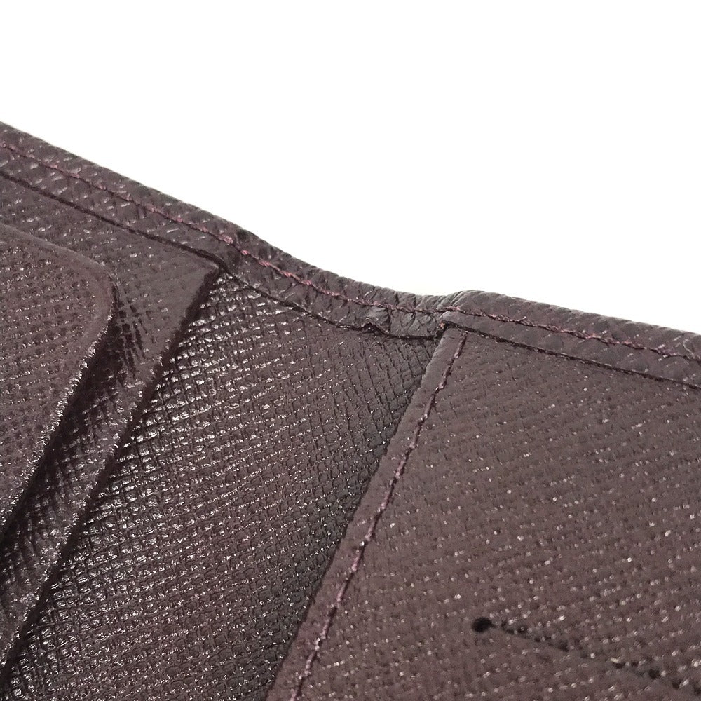 LOUIS VUITTON M30396 タイガ ポルト・バルール・カルト・クレディ 2つ折り 長札入れ 長財布 タイガレザー レディース アカジュ パープル - brandshop-reference