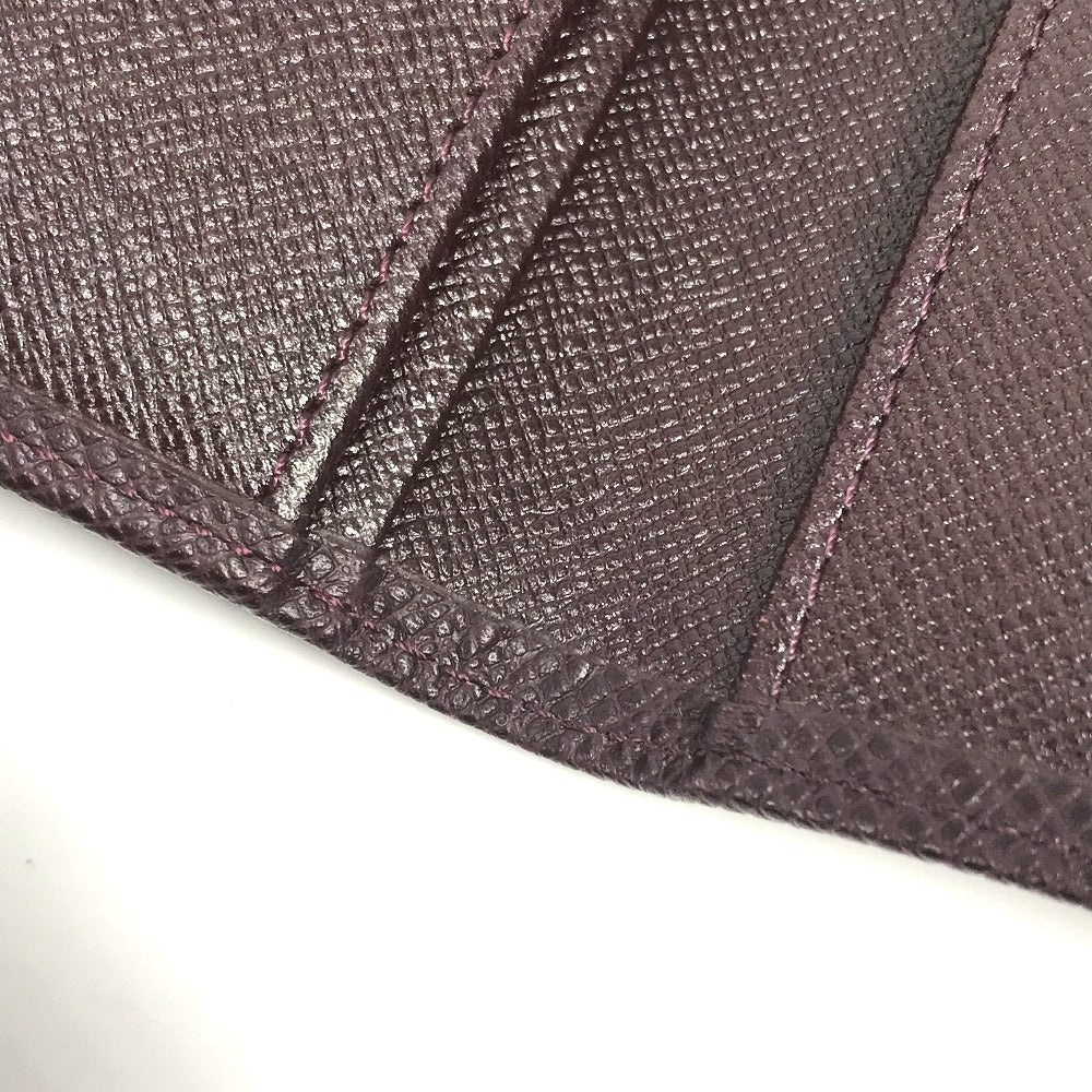 LOUIS VUITTON M30396 タイガ ポルト・バルール・カルト・クレディ 2つ折り 長札入れ 長財布 タイガレザー レディース アカジュ パープル - brandshop-reference