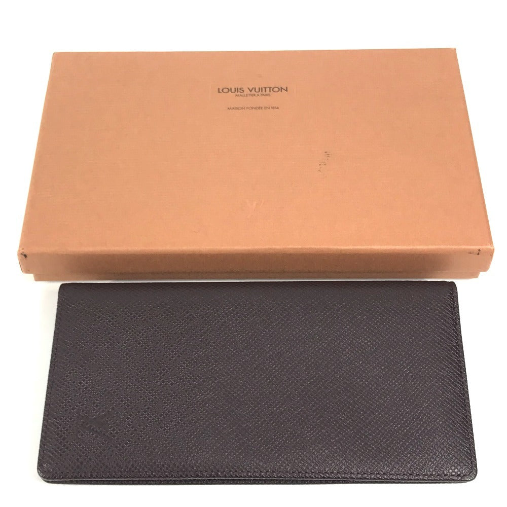 LOUIS VUITTON M30396 タイガ ポルト・バルール・カルト・クレディ 2つ折り 長札入れ 長財布 タイガレザー レディース アカジュ パープル - brandshop-reference