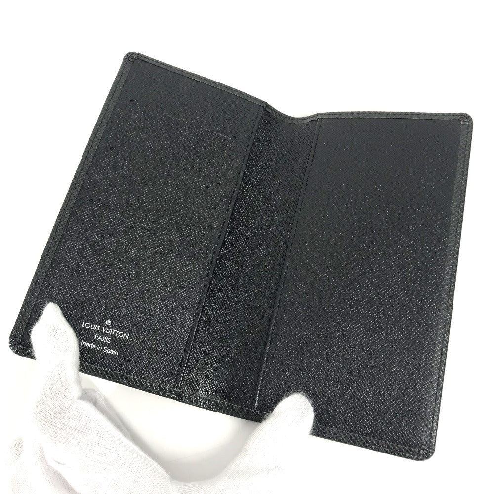LOUIS VUITTON R20425 タイガ アジェンダポッシュ 2つ折り ステーショナリー ケース 手帳カバー タイガレザー ユニセックス アルドワーズ ブラック - brandshop-reference