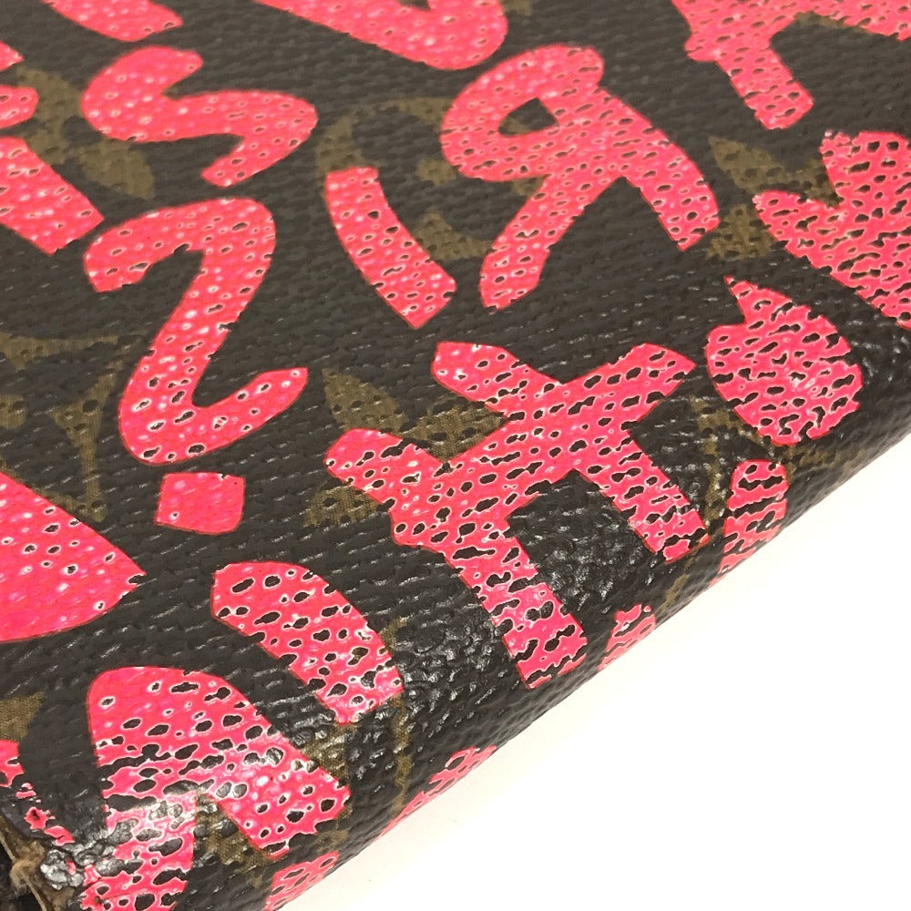 LOUIS VUITTON M93710 モノグラムグラフィティ ジッピー ウォレット ラウンドファスナー 長財布 モノグラムグラフィティキャンバス レディース ピンク - brandshop-reference