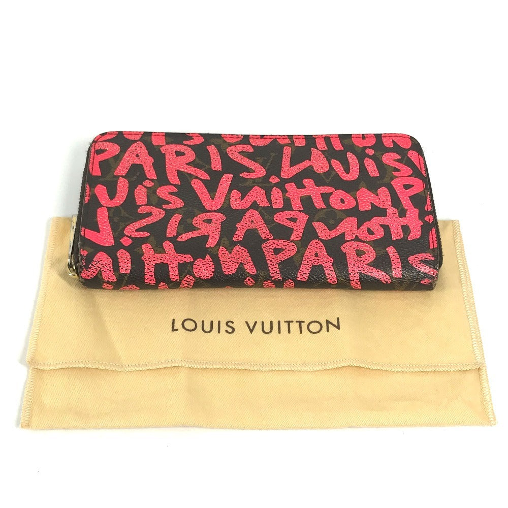 LOUIS VUITTON M93710 モノグラムグラフィティ ジッピー ウォレット ラウンドファスナー 長財布 モノグラムグラフィティキャンバス レディース ピンク - brandshop-reference