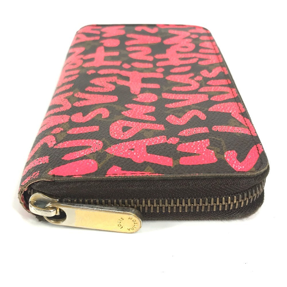 LOUIS VUITTON M93710 モノグラムグラフィティ ジッピー ウォレット ラウンドファスナー 長財布 モノグラムグラフィティキャンバス レディース ピンク - brandshop-reference