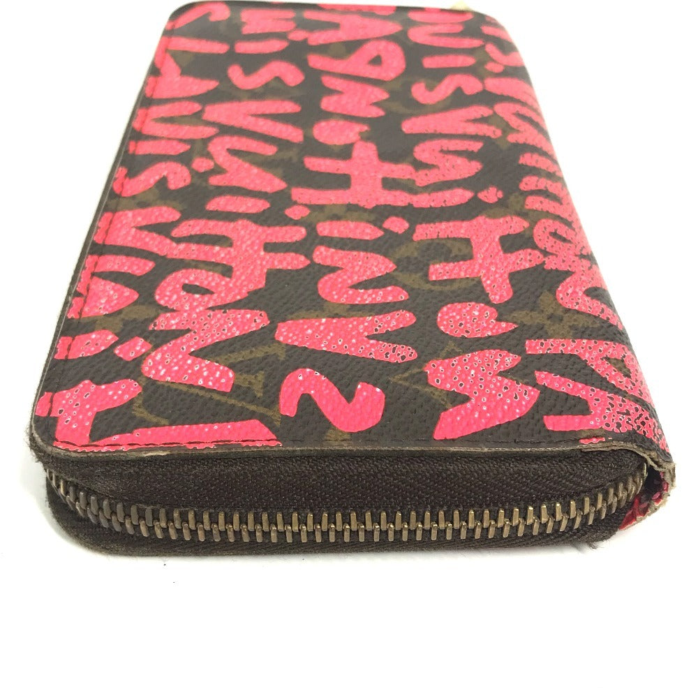 LOUIS VUITTON M93710 モノグラムグラフィティ ジッピー ウォレット ラウンドファスナー 長財布 モノグラムグラフィティキャンバス レディース ピンク - brandshop-reference