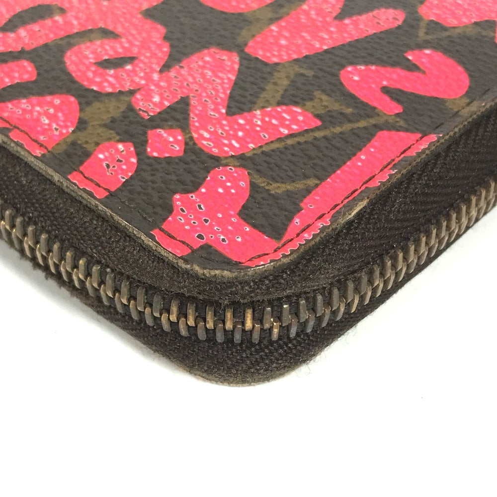 LOUIS VUITTON M93710 モノグラムグラフィティ ジッピー ウォレット ラウンドファスナー 長財布 モノグラムグラフィティキャンバス レディース ピンク - brandshop-reference