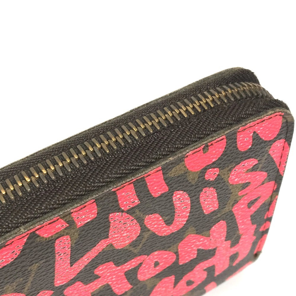 LOUIS VUITTON M93710 モノグラムグラフィティ ジッピー ウォレット ラウンドファスナー 長財布 モノグラムグラフィティキャンバス レディース ピンク - brandshop-reference