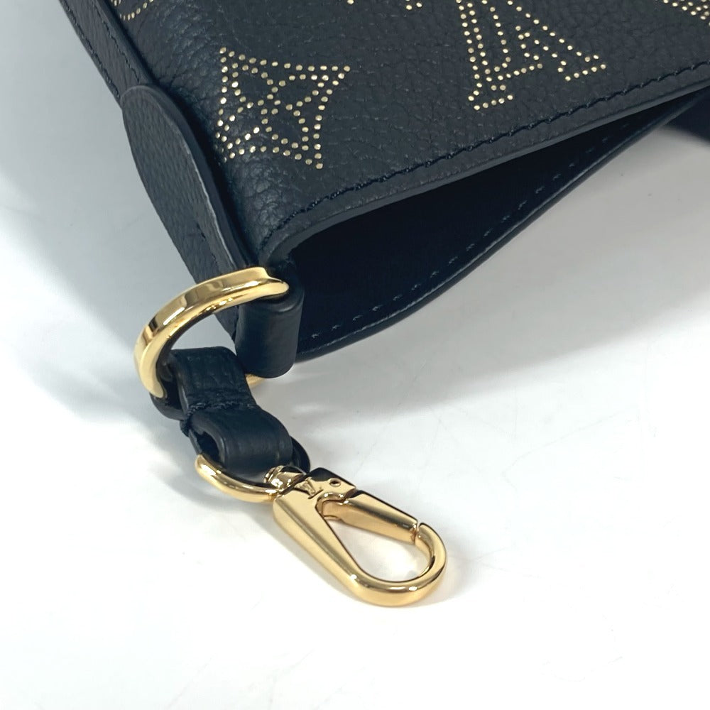 LOUIS VUITTON M23393 MonogramMahina Blossom PM Tote Bag Crossbody Hand Bag Shoulder Bag Monogram Mahina Leather Black/Gold Used