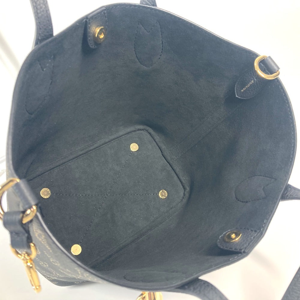 LOUIS VUITTON M23393 MonogramMahina Blossom PM Tote Bag Crossbody Hand Bag Shoulder Bag Monogram Mahina Leather Black/Gold Used