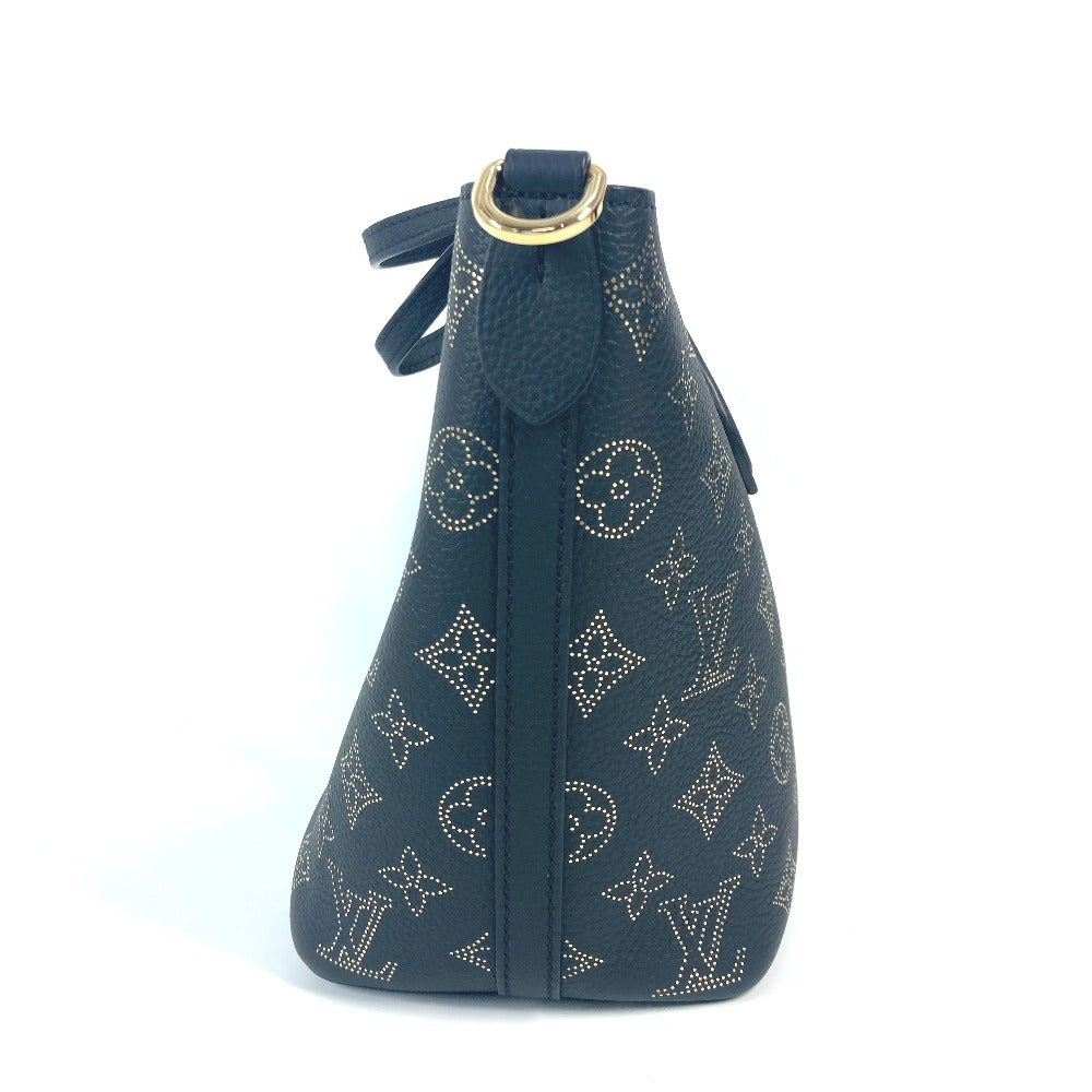 LOUIS VUITTON M23393 MonogramMahina Blossom PM Tote Bag Crossbody Hand Bag Shoulder Bag Monogram Mahina Leather Black/Gold Used