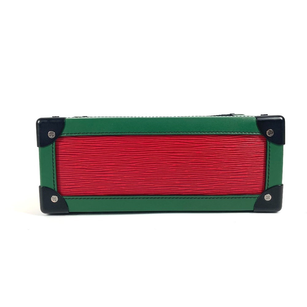 LOUIS VUITTON M55568 エピ トリコロールカラー ソフトトランク カバン 斜め掛け ポシェット ボックスバッグ ショルダーバッグ エピレザー ユニセックス ブルー×グリーン - brandshop-reference