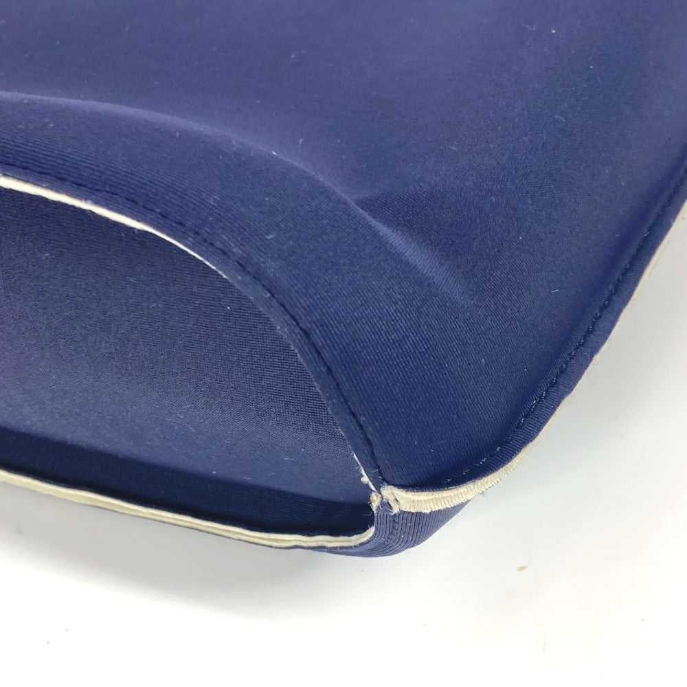 CHANEL メタルハンドル カバン トートバッグ ハンドバッグ ポリアミド レディース ネイビー - brandshop-reference