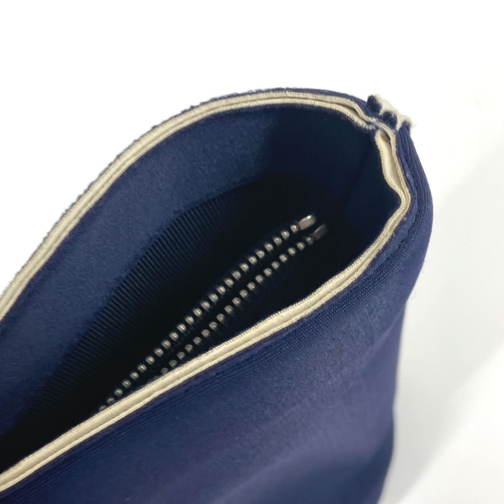 CHANEL メタルハンドル カバン トートバッグ ハンドバッグ ポリアミド レディース ネイビー - brandshop-reference