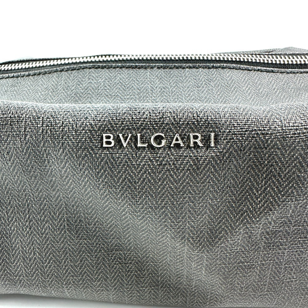 BVLGARI ウィークエンド　 カバン ポーチ クラッチバッグ セカンドバッグ PVC/レザー ユニセックス グレー - brandshop-reference