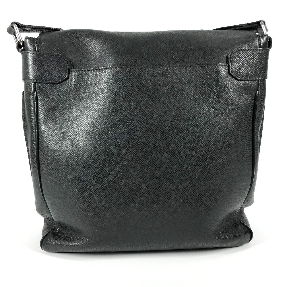 LOUIS VUITTON M32702 タイガ ミロ カバン 斜め掛け フラップ メッセンジャーバッグ ショルダーバッグ タイガレザー ユニセックス アルドワーズ ブラック - brandshop-reference