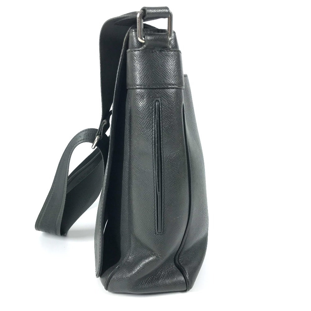 LOUIS VUITTON M32702 タイガ ミロ カバン 斜め掛け フラップ メッセンジャーバッグ ショルダーバッグ タイガレザー ユニセックス アルドワーズ ブラック - brandshop-reference