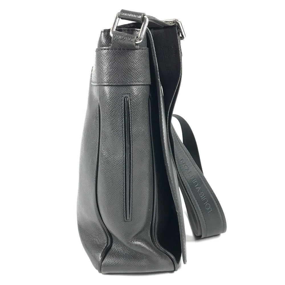 LOUIS VUITTON M32702 タイガ ミロ カバン 斜め掛け フラップ メッセンジャーバッグ ショルダーバッグ タイガレザー ユニセックス アルドワーズ ブラック - brandshop-reference