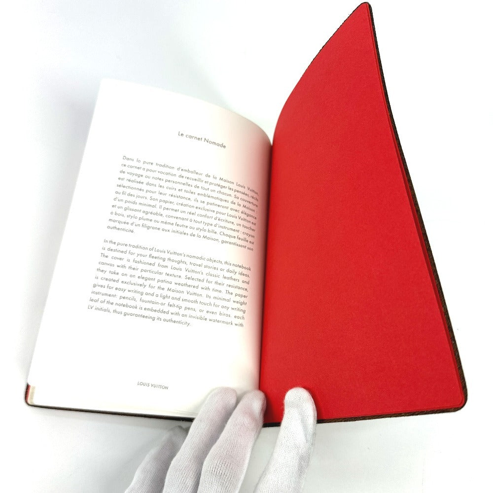 LOUIS VUITTON GI0233 モノグラム カイエ クレマンス だるま 達磨 山本寛斎 ノート メモ帳 ステーショナリー ノートブック レザー ユニセックス ベージュ - brandshop-reference