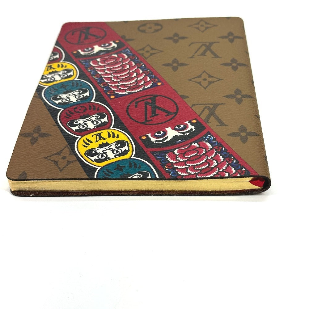 LOUIS VUITTON GI0233 モノグラム カイエ クレマンス だるま 達磨 山本寛斎 ノート メモ帳 ステーショナリー ノートブック レザー ユニセックス ベージュ - brandshop-reference