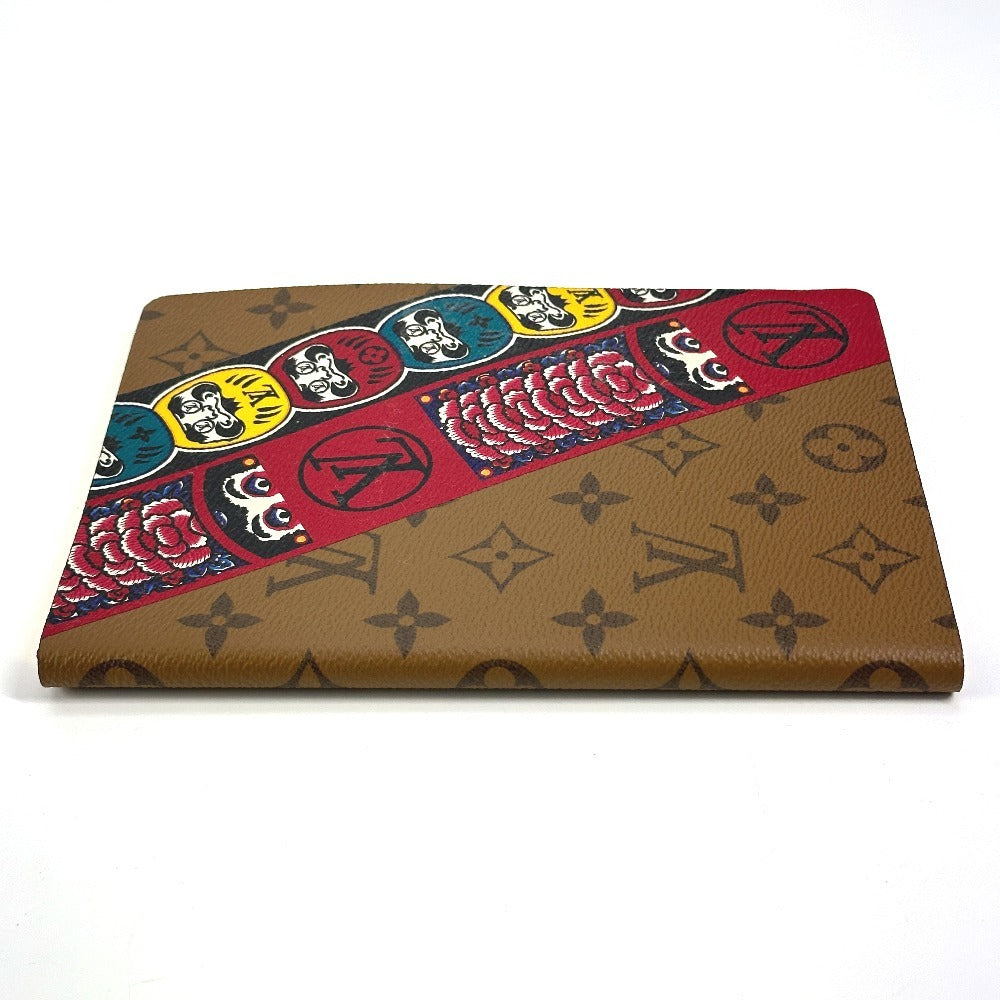LOUIS VUITTON GI0233 モノグラム カイエ クレマンス だるま 達磨 山本寛斎 ノート メモ帳 ステーショナリー ノートブック レザー ユニセックス ベージュ - brandshop-reference