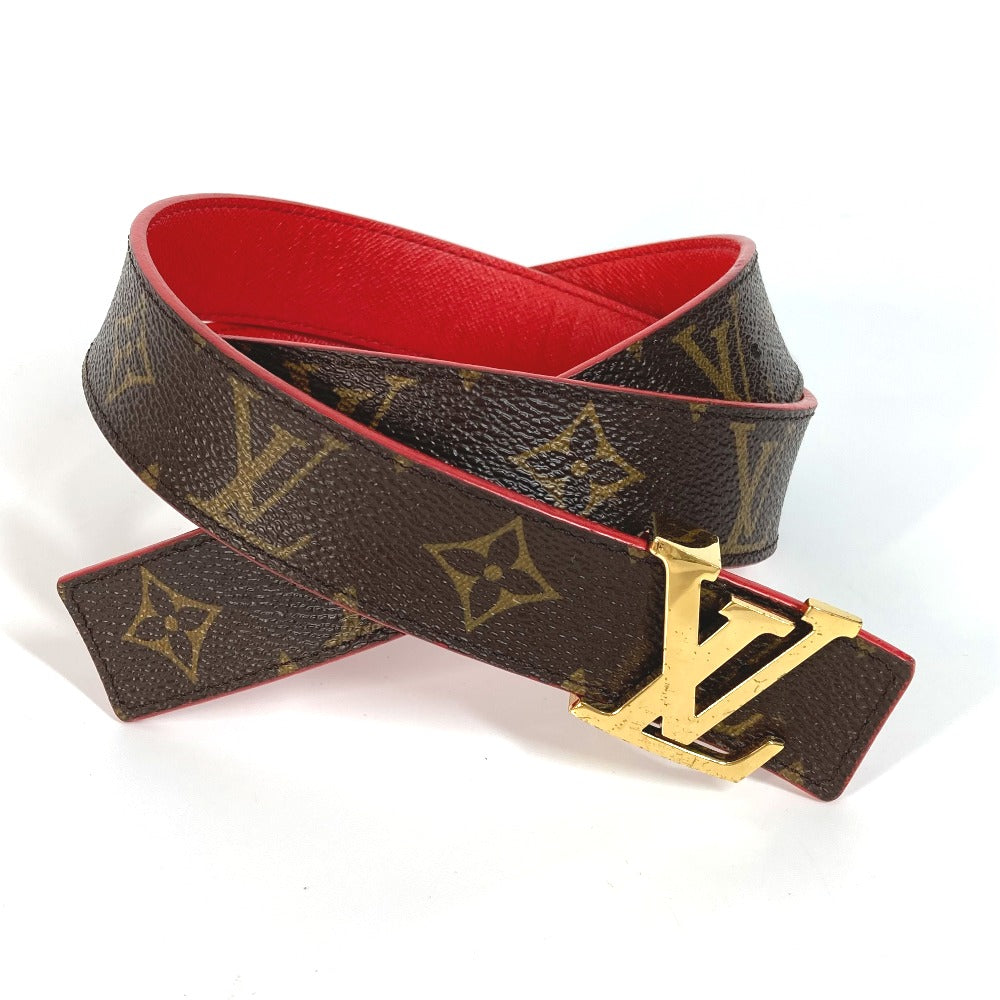 LOUIS VUITTON M9498W モノグラム サンチュール・LVイニシャル 30MM リバーシブル ベルト アクセサリー バックルベルト ベルト モノグラムキャンバス レディース ブラウン - brandshop-reference