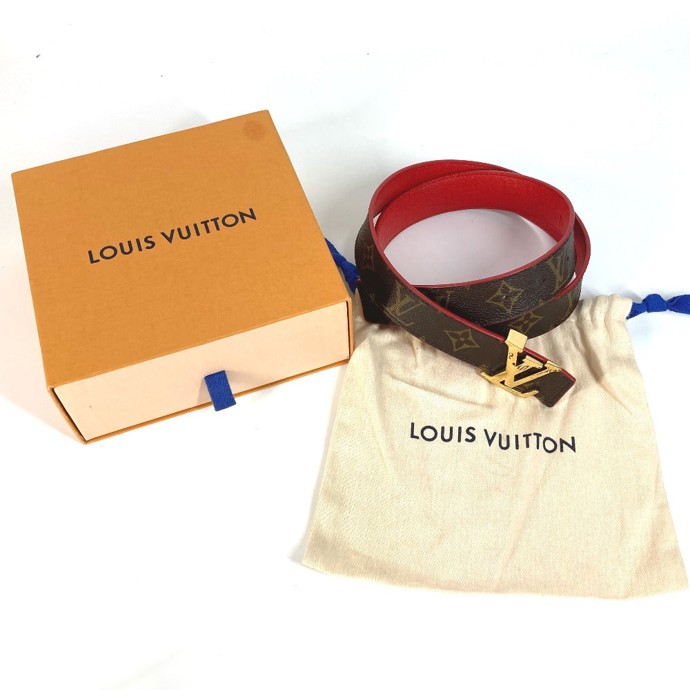 LOUIS VUITTON M9498W モノグラム サンチュール・LVイニシャル 30MM リバーシブル ベルト アクセサリー バックルベルト ベルト モノグラムキャンバス レディース ブラウン - brandshop-reference