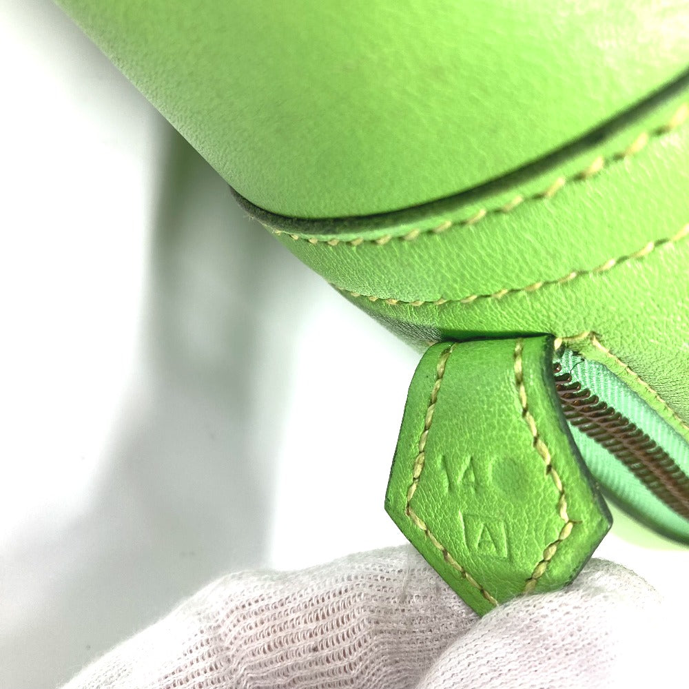 HERMES バイカラー ビジネスバッグ エッフェル カバン トートバッグ ハンドバッグ スイフト ユニセックス グリーン - brandshop-reference