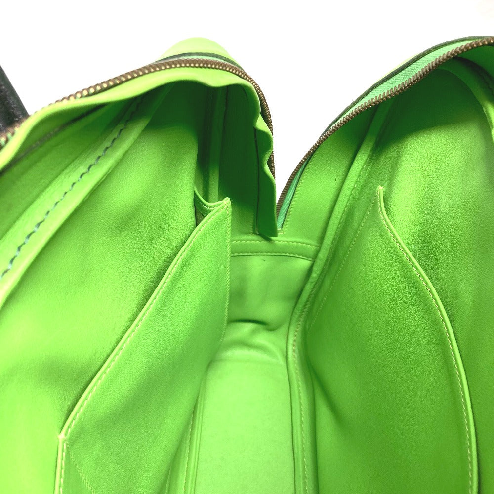 HERMES バイカラー ビジネスバッグ エッフェル カバン トートバッグ ハンドバッグ スイフト ユニセックス グリーン - brandshop-reference