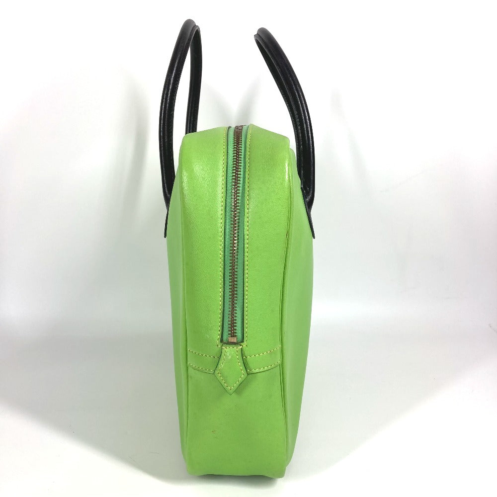 HERMES バイカラー ビジネスバッグ エッフェル カバン トートバッグ ハンドバッグ スイフト ユニセックス グリーン - brandshop-reference