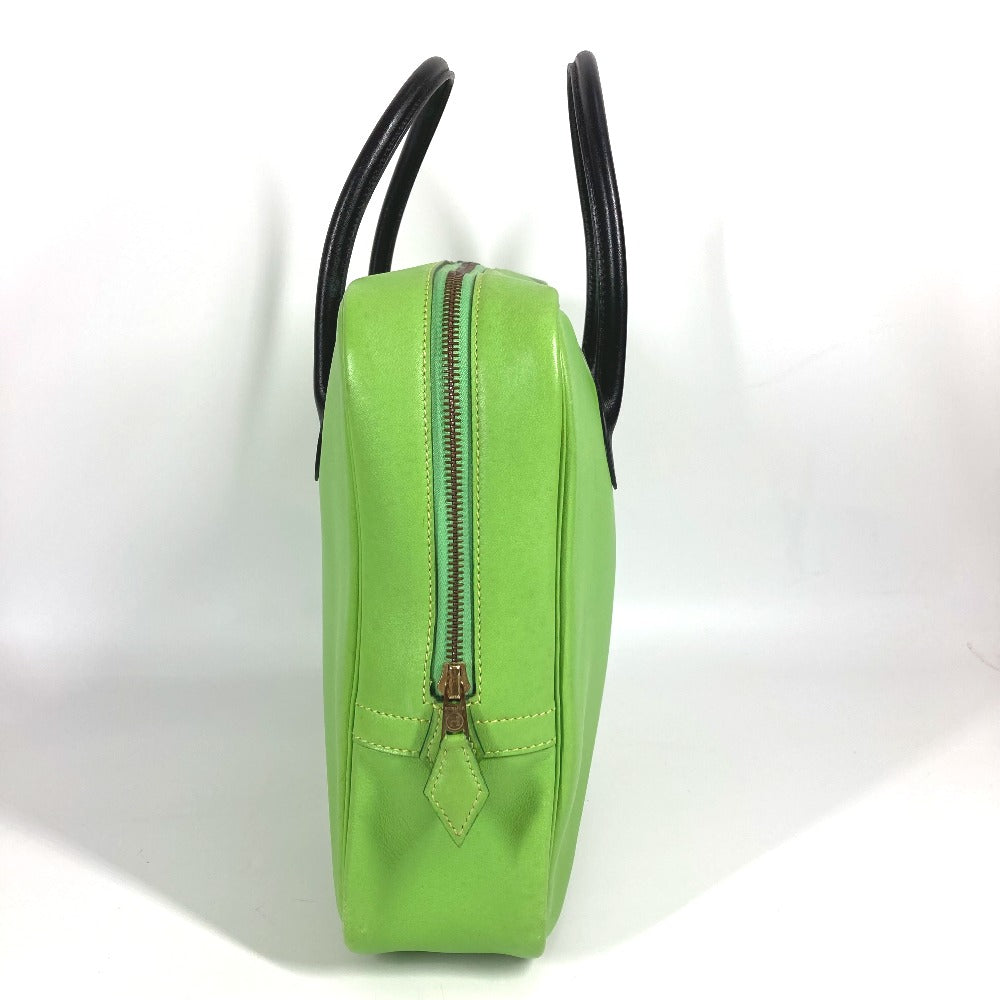 HERMES バイカラー ビジネスバッグ エッフェル カバン トートバッグ ハンドバッグ スイフト ユニセックス グリーン - brandshop-reference
