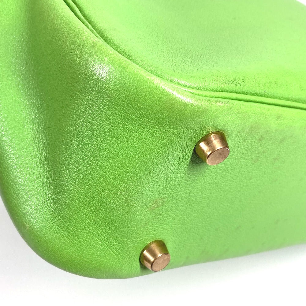 HERMES バイカラー ビジネスバッグ エッフェル カバン トートバッグ ハンドバッグ スイフト ユニセックス グリーン - brandshop-reference