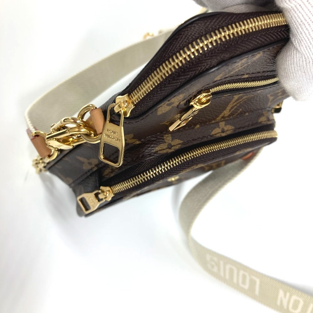 LOUIS VUITTON M80746 モノグラム ユーティリティ クロスボディ 斜め掛け ポシェット チェーンバッグ ハンドバッグ ショルダーバッグ モノグラムキャンバス ユニセックス ブラウン - brandshop-reference