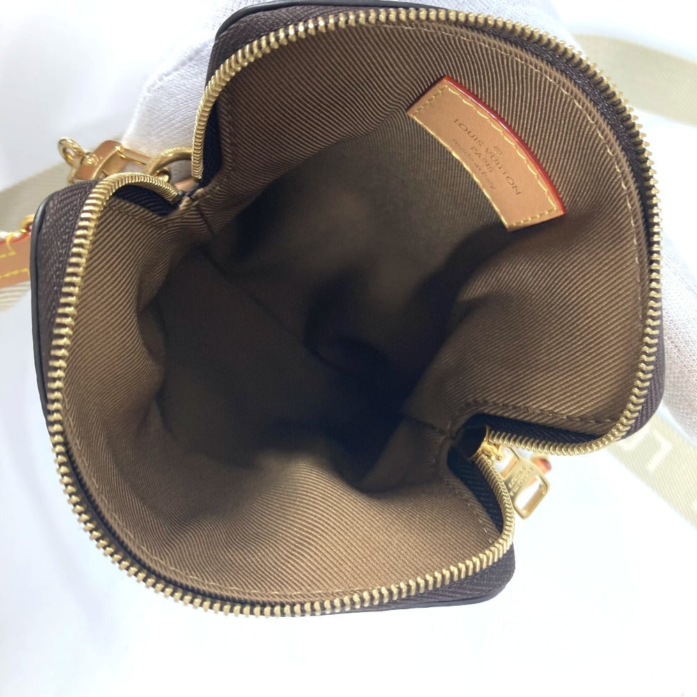 LOUIS VUITTON M80746 モノグラム ユーティリティ クロスボディ 斜め掛け ポシェット チェーンバッグ ハンドバッグ ショルダーバッグ モノグラムキャンバス ユニセックス ブラウン - brandshop-reference