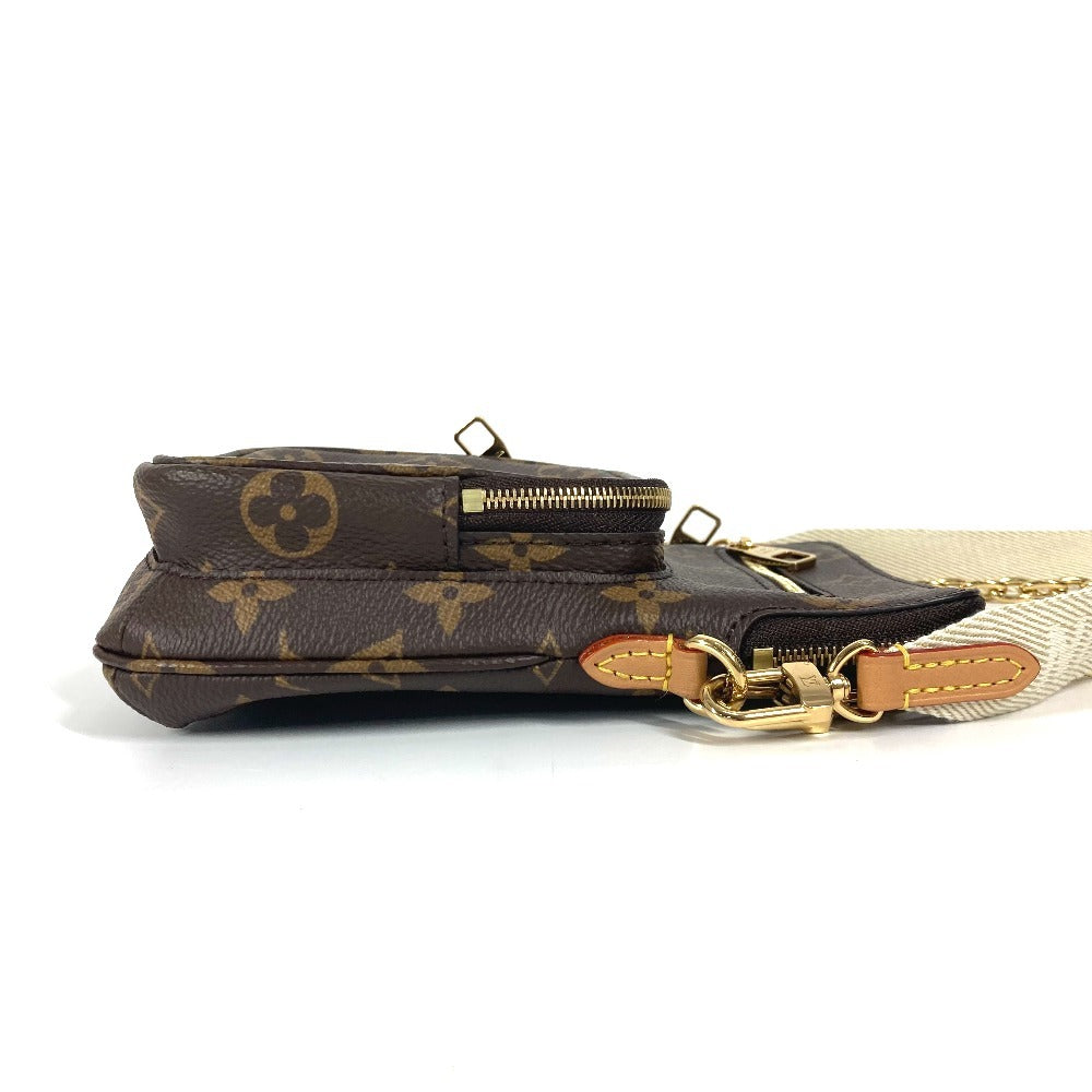 LOUIS VUITTON M80746 モノグラム ユーティリティ クロスボディ 斜め掛け ポシェット チェーンバッグ ハンドバッグ ショルダーバッグ モノグラムキャンバス ユニセックス ブラウン - brandshop-reference
