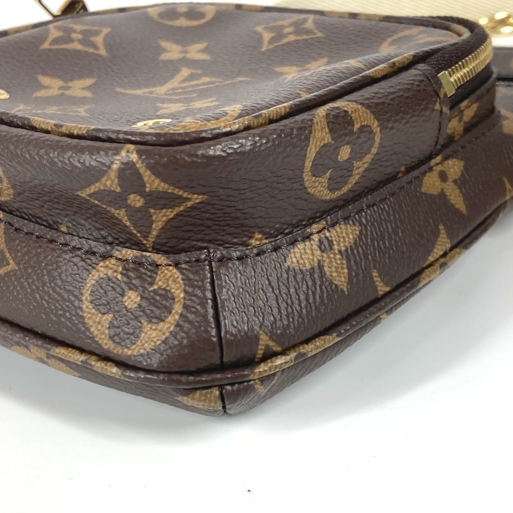 LOUIS VUITTON M80746 モノグラム ユーティリティ クロスボディ 斜め掛け ポシェット チェーンバッグ ハンドバッグ ショルダーバッグ モノグラムキャンバス ユニセックス ブラウン - brandshop-reference
