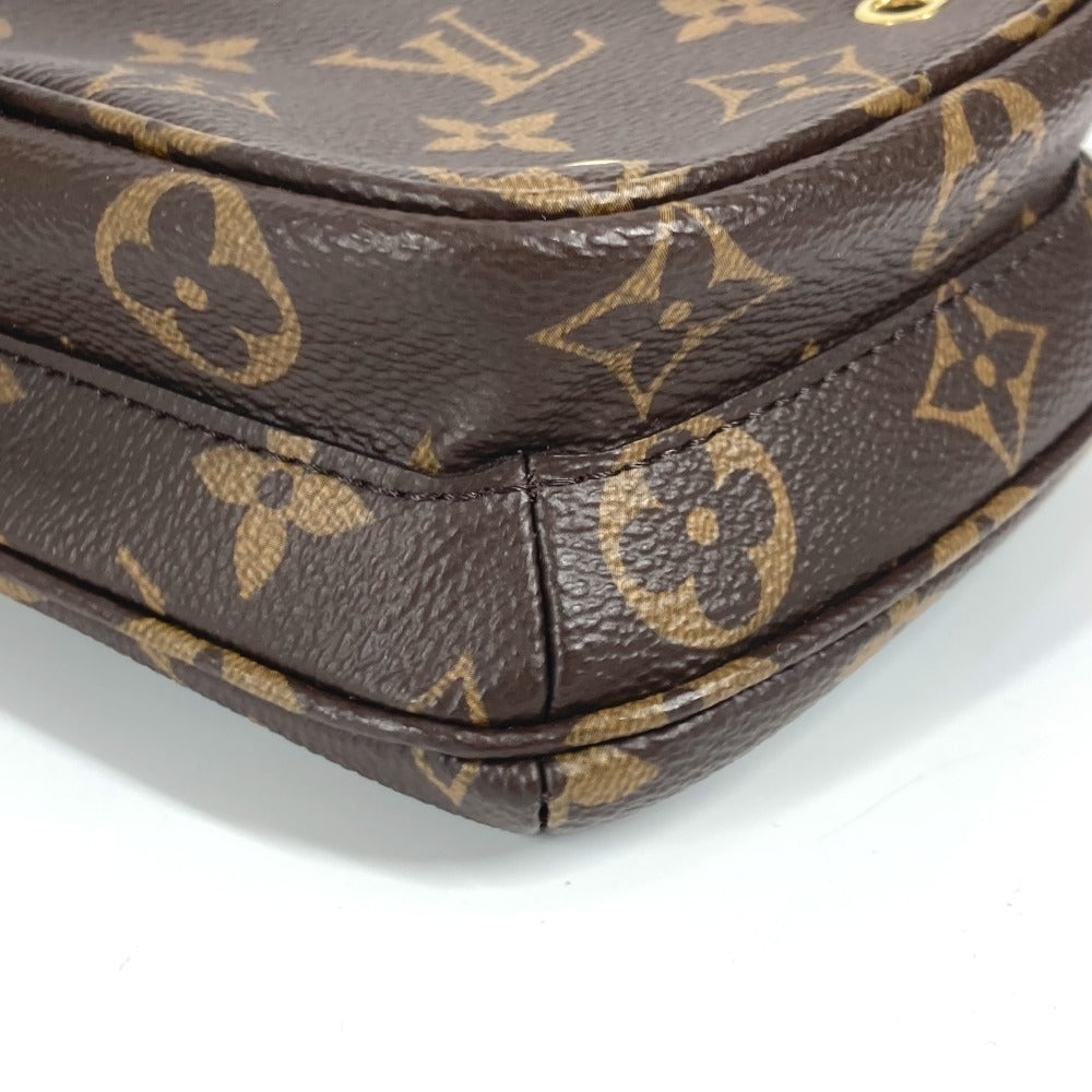 LOUIS VUITTON M80746 モノグラム ユーティリティ クロスボディ 斜め掛け ポシェット チェーンバッグ ハンドバッグ ショルダーバッグ モノグラムキャンバス ユニセックス ブラウン - brandshop-reference