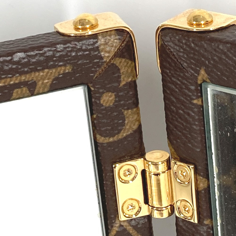 LOUIS VUITTON GI0554  モノグラム ホーム ミラー トランク インテリア 三面鏡 鏡 モノグラムキャンバス ユニセックス ブラウン - brandshop-reference